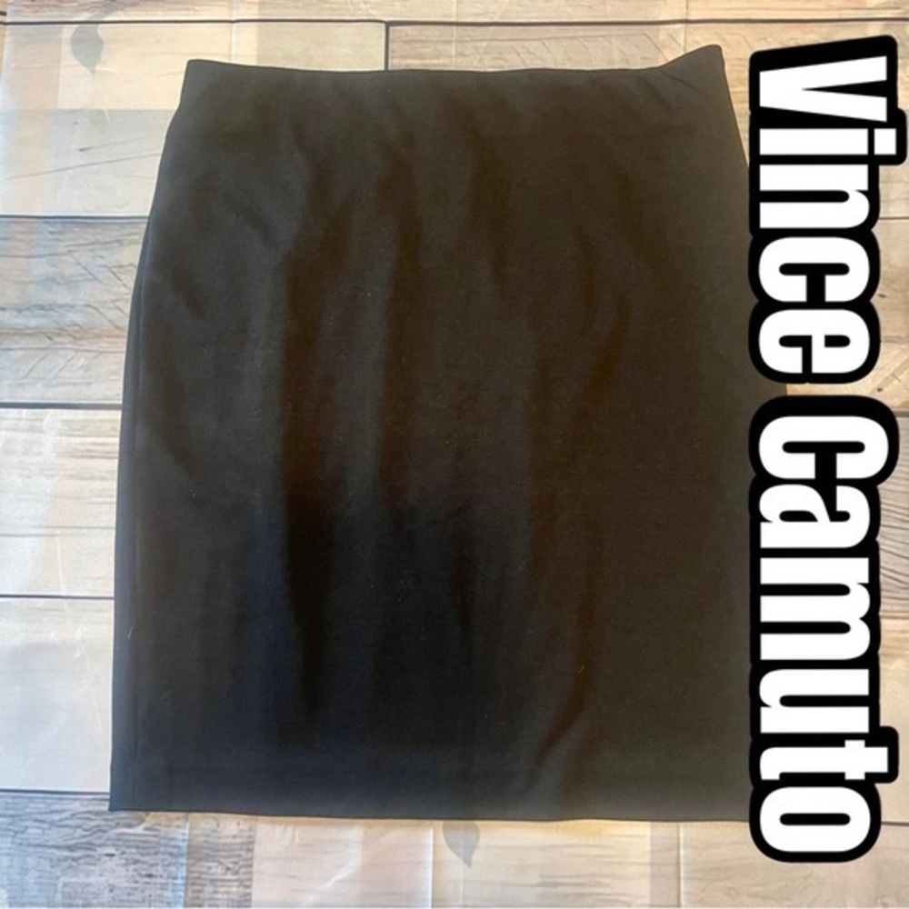Vince Camuto Sz 8 Beautiful Black Pencil Skirt